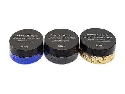 Spectrum Noir 50ml Luxury Gilding Flakes - Cosmic (3PC)