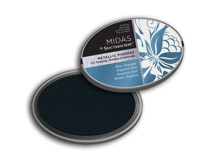 Spectrum Noir Midas Metallic Pigment Inkpad - Blue Organza