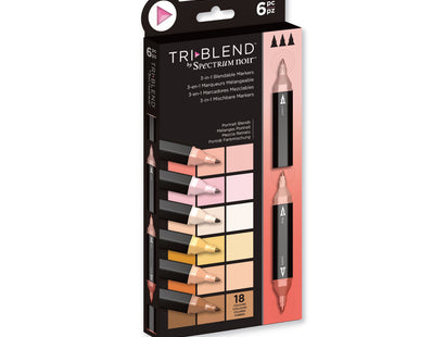 Spectrum Noir TriBlend Markers - Portrait Blends (6 Piece)