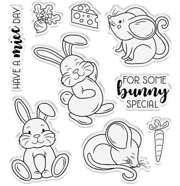 Crafters Companion - Stamp & Die Set - Some Bunny Special