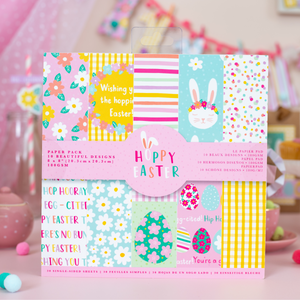 8x8" Paper Pack - Hoppy Easter- 30pk - Violet Studios