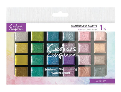 Crafter's Companion Shimmer Watercolour Palette - Sunbeam