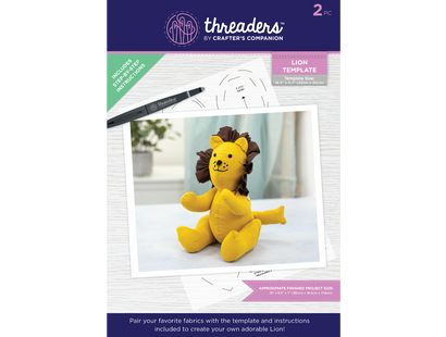 Threaders Animal Template - Lion