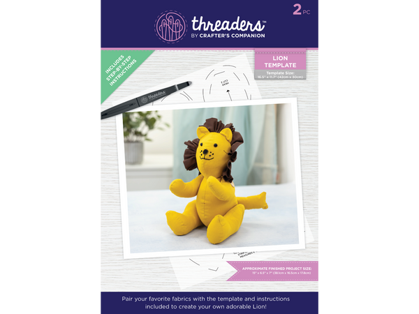 Threaders Animal Template - Lion