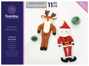 Threaders Christmas Fabric Panel Kit Collection