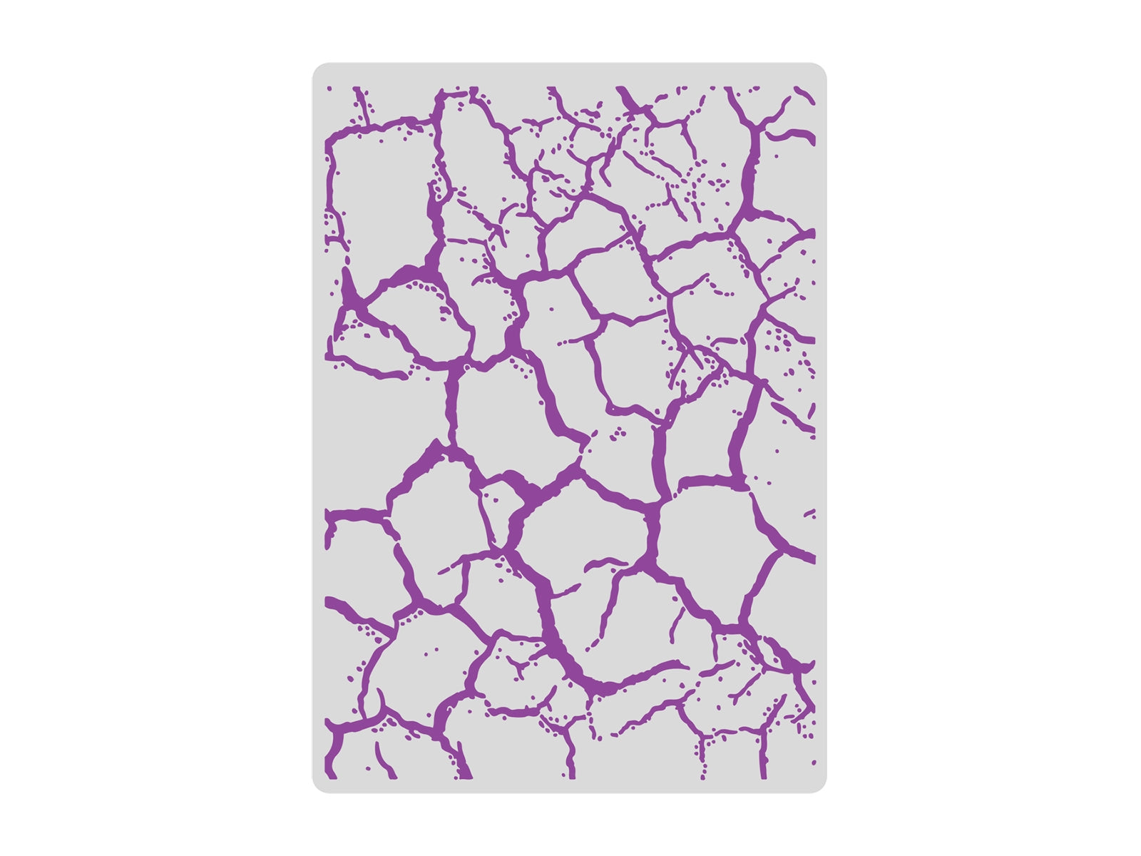 Gemini 5 x 7” 2D Textured Embossing Folder - Cracked Wall