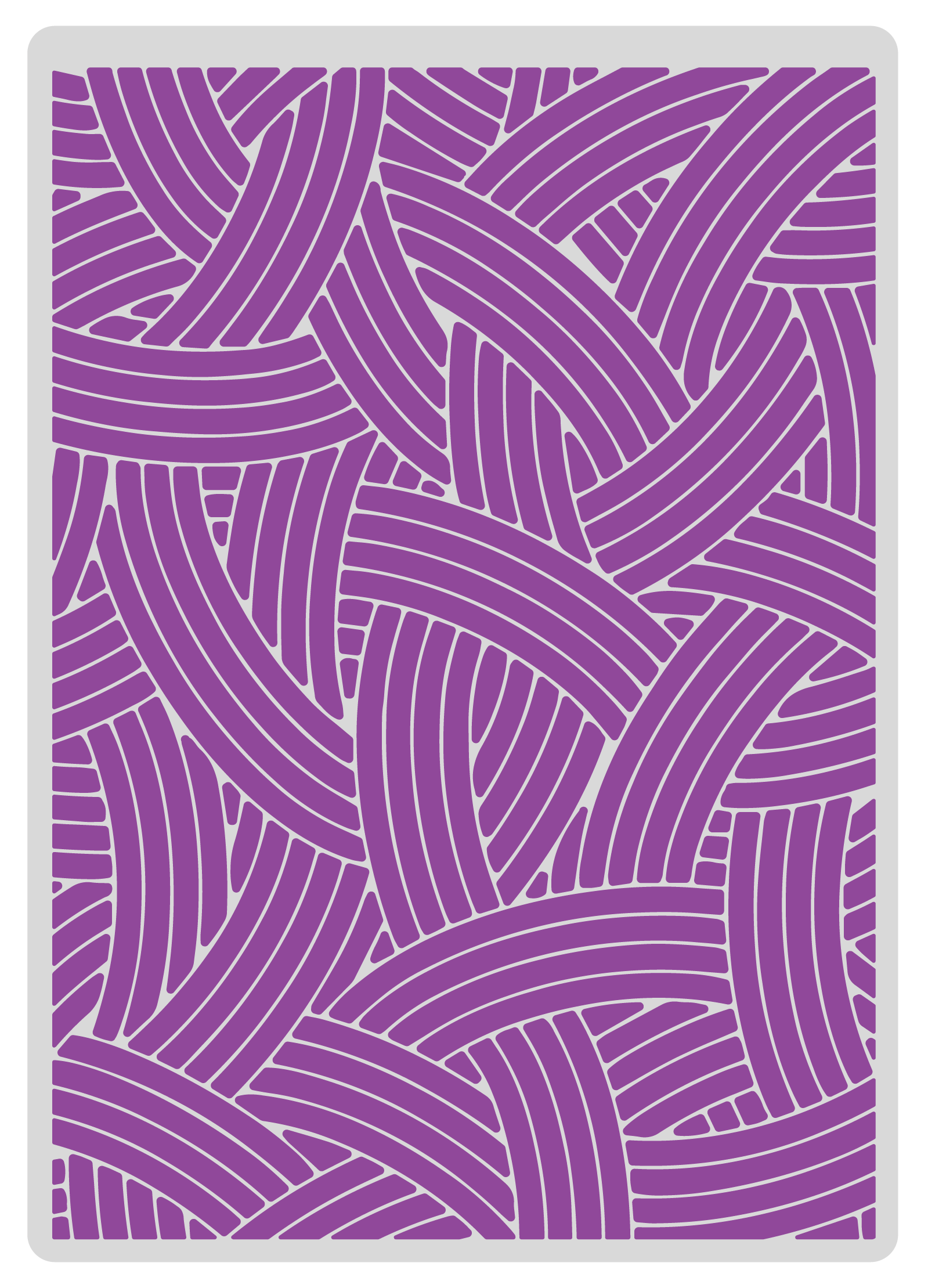 Gemini 5 x 7” 2D Textured Embossing Folder - Spin a Yarn