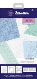 Threaders Quilting Stencils - Teddy Bear