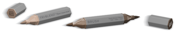 SN-TriBlend Brush-Earth Brown Blend