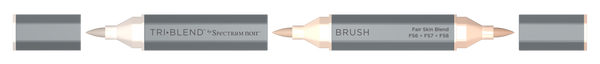 SN-TriBlend Brush-Fair Skin Blend