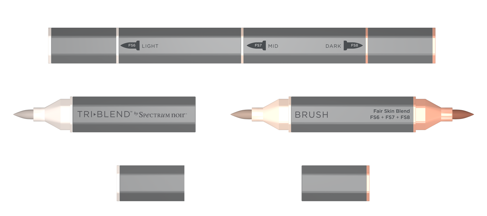 SN-TriBlend Brush-Fair Skin Blend