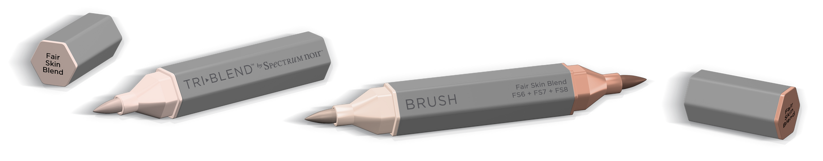 SN-TriBlend Brush-Fair Skin Blend