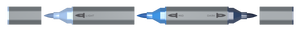 SN-TriBlend Brush-True Blue Blend