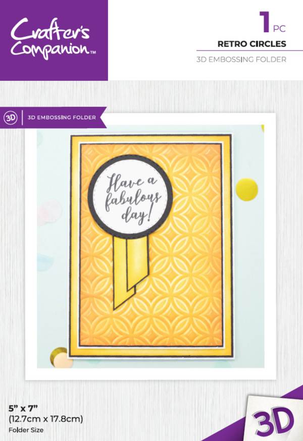 Crafter's Companion 3D Embossing Folder 5