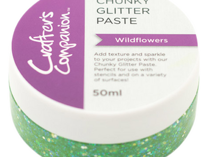 Crafter's Companion - Chunky Glitter Paste - Wildflowers