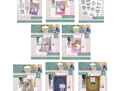 Sara Signature Age Of Elegance Stamps & Embossing Folder Collection