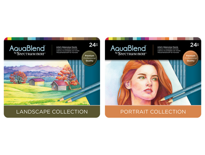 Spectrum Noir Aquablend Pencils Landscape & Portrait Collection