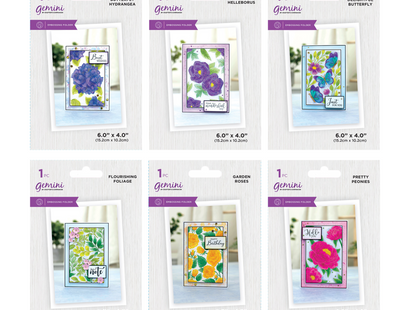 Gemini Illustrated Embossing Folders Selection