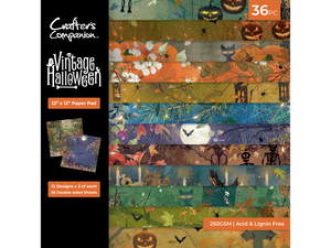 Vintage Halloween Paper Pad - 12" x 12"