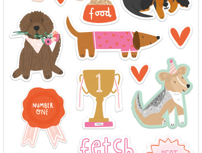 Best In Show Chipboard Stickers Characters - Violet Studios