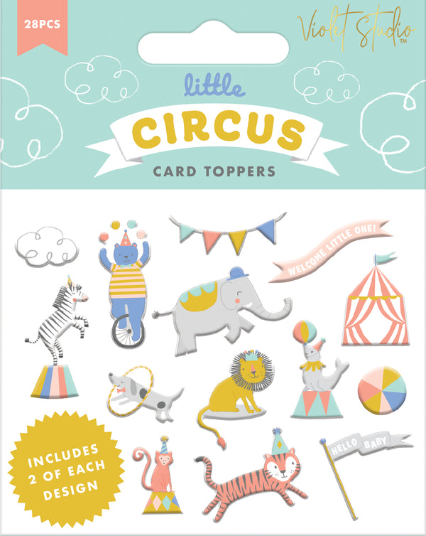 Little Circus Assorted Toppers - Violet Studios