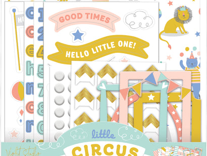 Little Circus Scrapbook Kit - Violet Studios