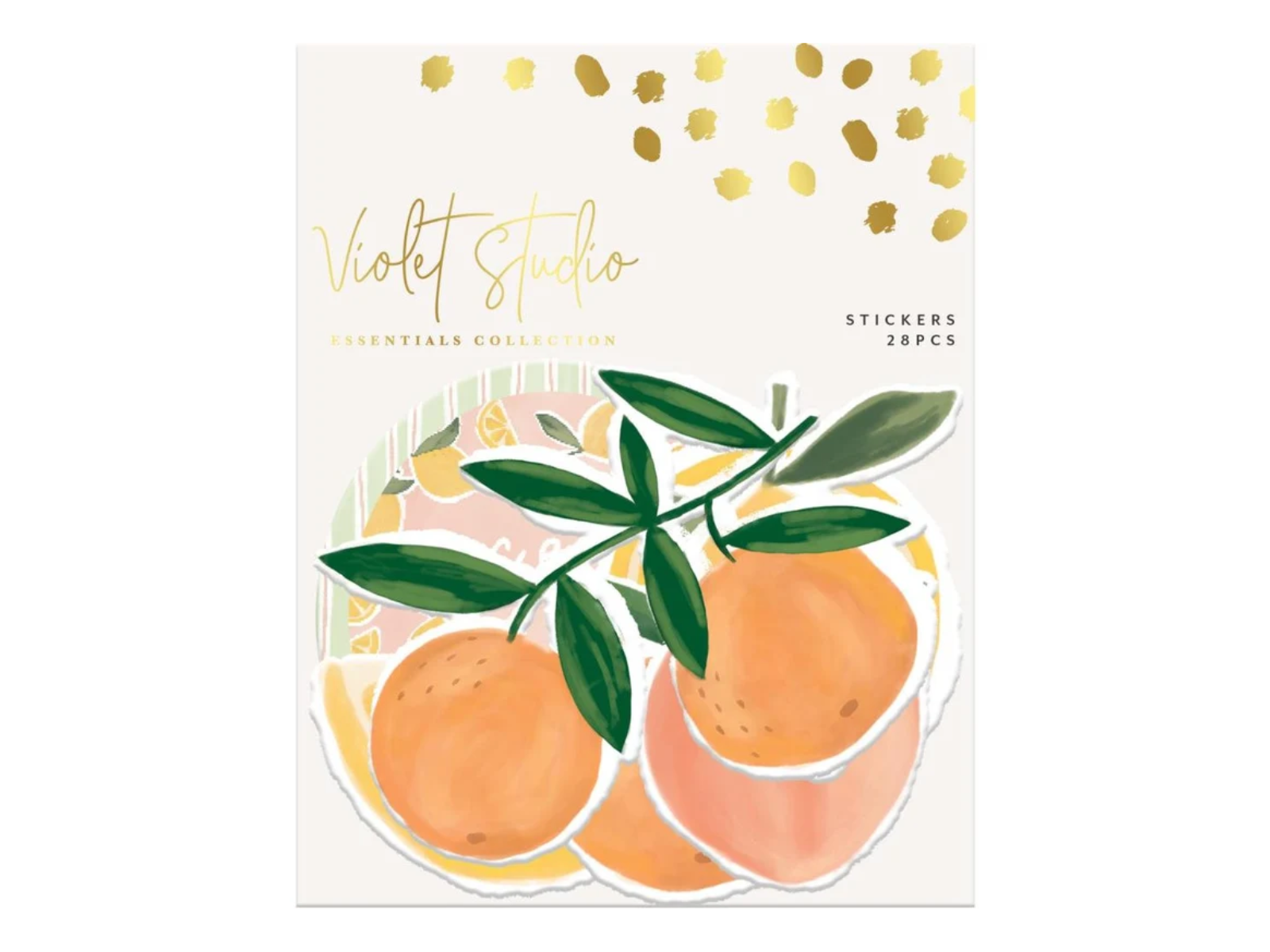 Citrus Die Cut Stickers - Violet Studios