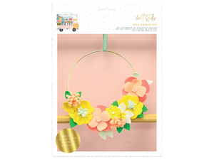 Make Your Own Floral Wreath Kit - Rainbow Blooms - Violet Studios