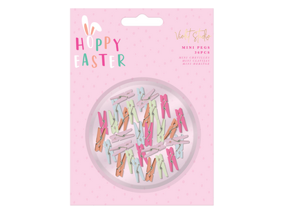 Mini Pegs - Hoppy Easter - 36pcs - Violet Studios