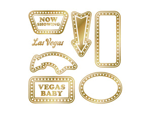 Vintage Vegas 6”x6” Foil Transfers