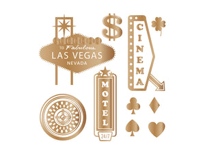 Vintage Vegas 6”x6” Foil Transfers