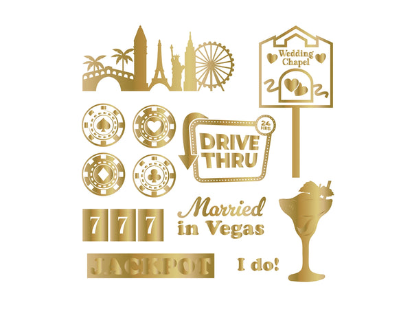 Vintage Vegas 6”x6” Foil Transfers