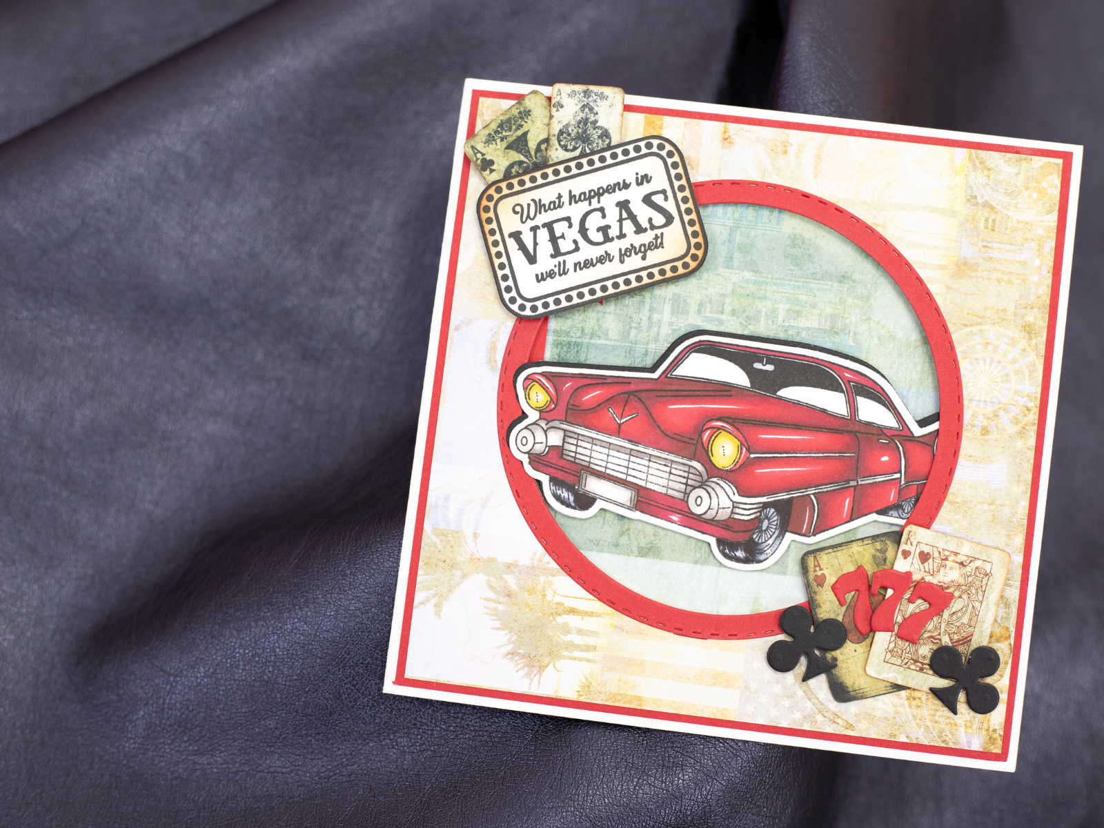 Vintage Vegas Stamp & Die - Cool Cadillac 