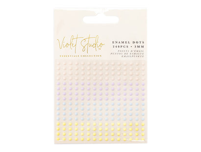 Violet Studios Enamel Dots - Pastels - 240pcs