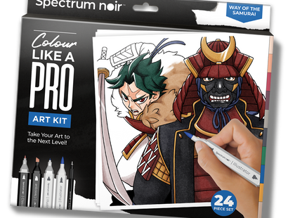 Spectrum Noir Pro Colour Art Kit -Way of the Samurai