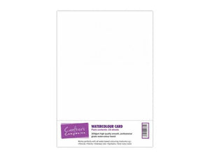 Crafter's Companion Shimmer Watercolour Palette - Moonbeam with 2pc Watercolour Card