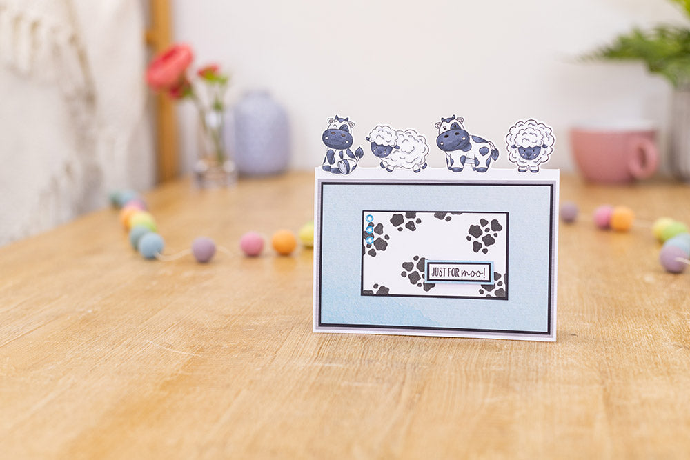 Crafter's Companion Animal Edge Stamp & Die Set - Ewe Make Me Happy