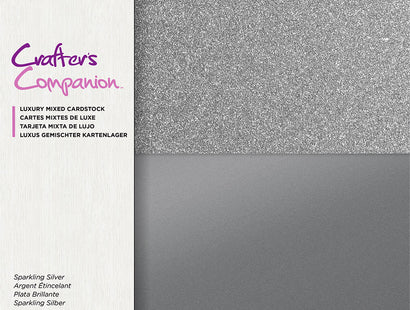 Crafter's Companinon Mixed Cardstock Collection - Glittering Gold, Regal Rose Gold & Sparkling Silver