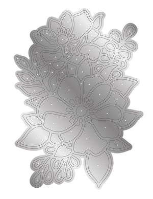 Gemini Large Outline Floral Die - Anemones