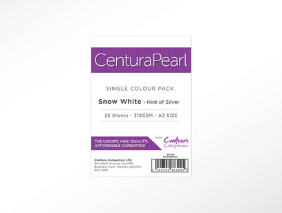 Crafter's Companion Centura Pearl A3 Pastels, White Gold & White Silver Collection