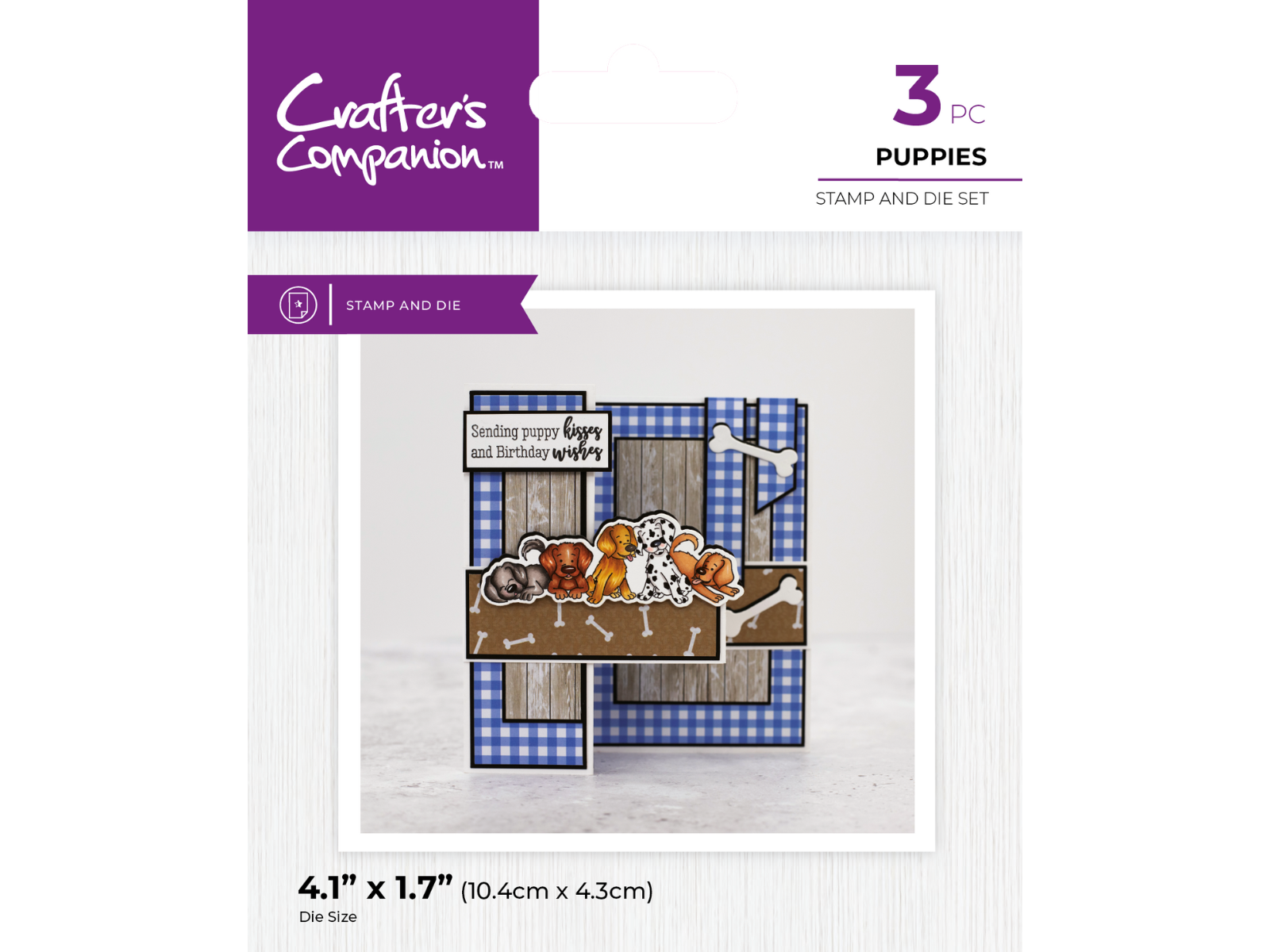 Crafter's Companion Character Embellishment Animal Stamp & Die SHOWSTOPPER