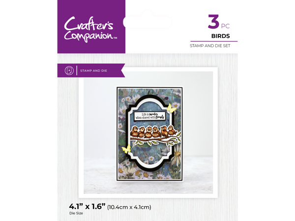 Crafter's Companion Character Embellishment Animal Stamp & Die SHOWSTOPPER