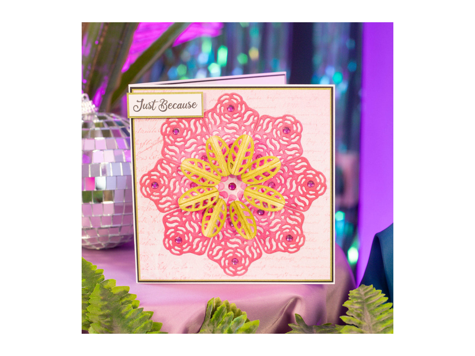 Crafter's Companion Kaleidoscope Origami Die - Flourishing Florals