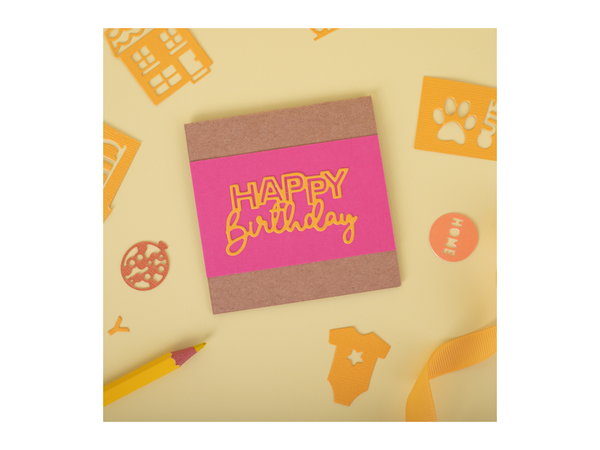 Crafters Companion - Die Cutting & Embossing - Happy Birthday