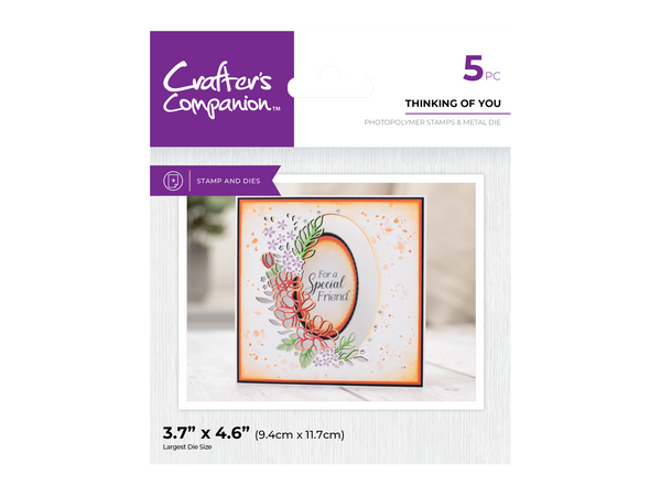 Crafter's Companion Floral Aperture Stamp & Die Collection