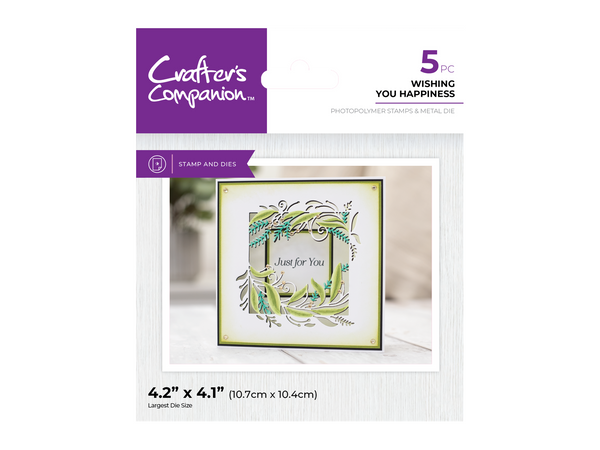 Crafter's Companion Floral Aperture Stamp & Die Collection