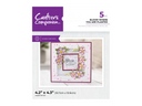 Crafter's Companion Floral Aperture Stamp & Die Collection