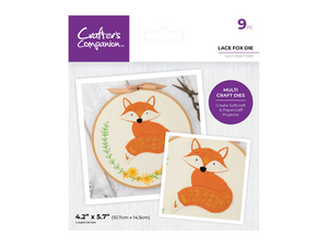 Crafter’s Companion Multi Craft Die - Lace Fox Die