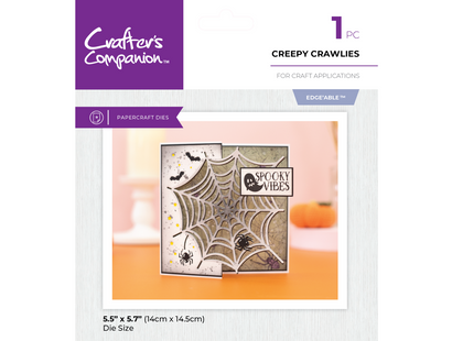 Crafter's Companion Metal Die Edgeable - Creepy Crawlies