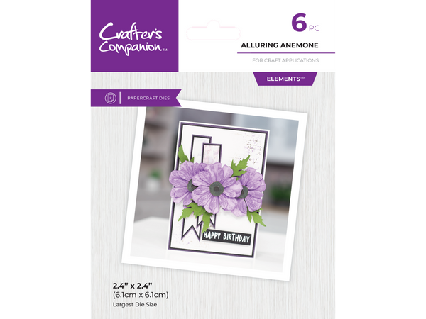 Crafters Companion - Metal Die Elements- Alluring Anemone